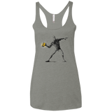T-Shirts Venetian Grey / X-Small Crown Thrower Women's Triblend Racerback Tank