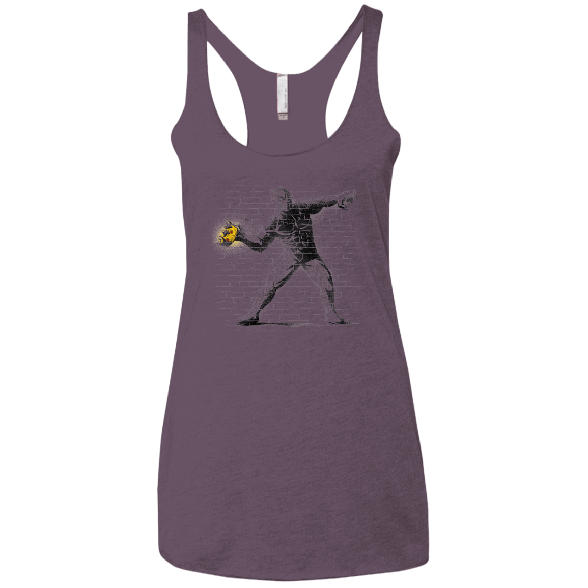 T-Shirts Vintage Purple / X-Small Crown Thrower Women's Triblend Racerback Tank