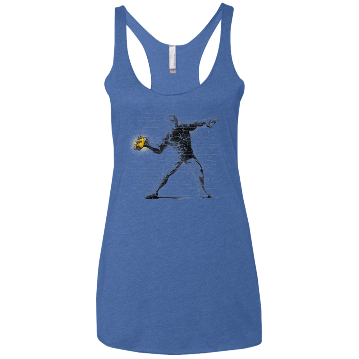 T-Shirts Vintage Royal / X-Small Crown Thrower Women's Triblend Racerback Tank