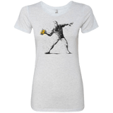 T-Shirts Heather White / Small Crown Thrower Women's Triblend T-Shirt