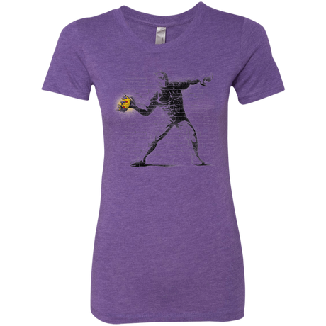 T-Shirts Purple Rush / Small Crown Thrower Women's Triblend T-Shirt