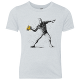 T-Shirts Heather White / YXS Crown Thrower Youth Triblend T-Shirt