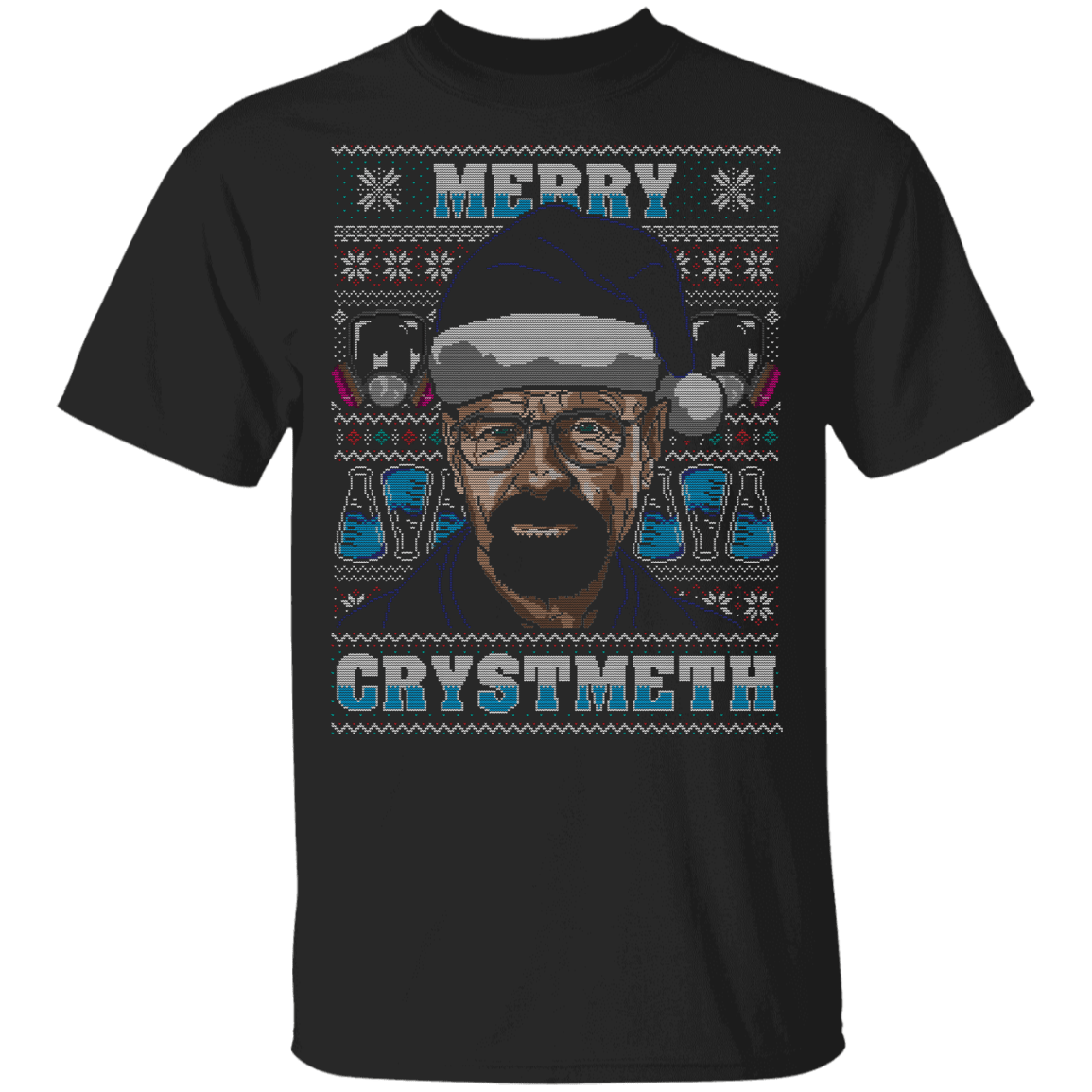 T-Shirts Black / YXS CRSYSTMETH Ugly Sweater Youth T-Shirt