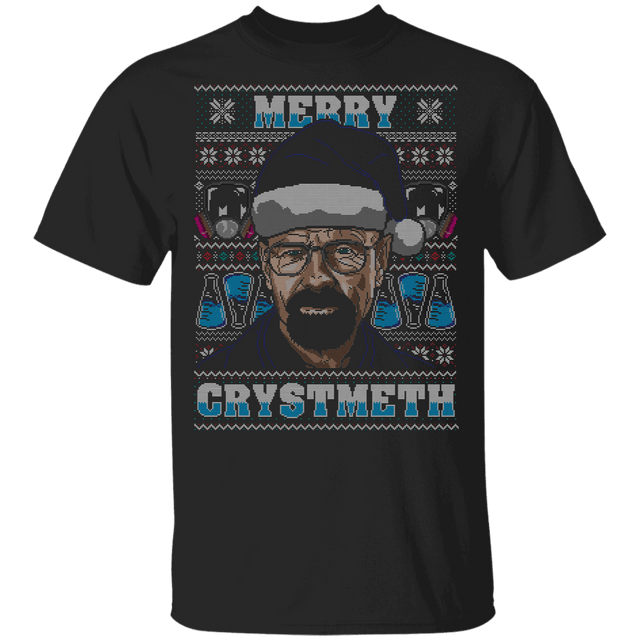 T-Shirts Black / YXS CRSYSTMETH Ugly Sweater Youth T-Shirt