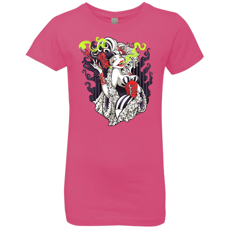 T-Shirts Hot Pink / YXS Crudella De Mon Girls Premium T-Shirt