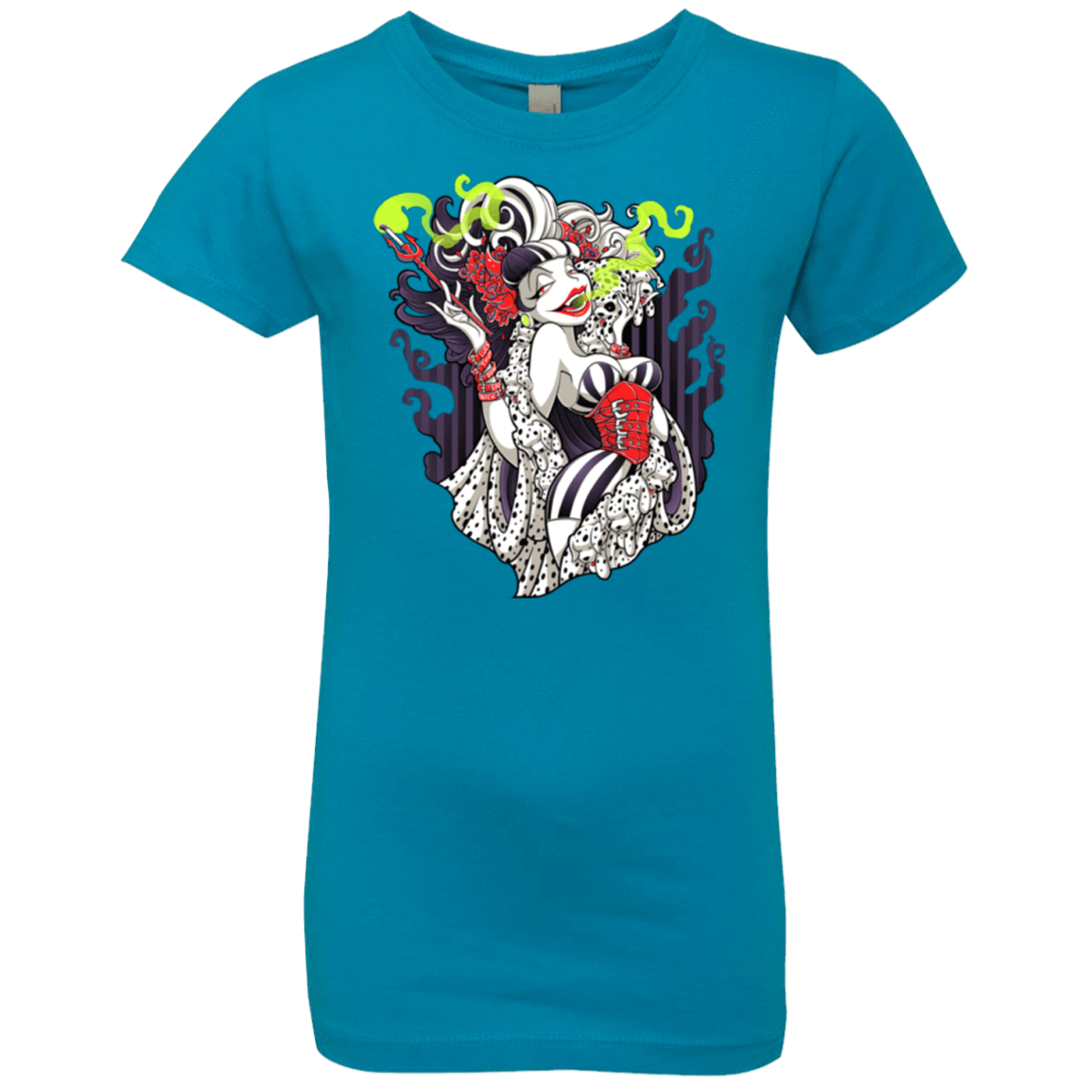 T-Shirts Turquoise / YXS Crudella De Mon Girls Premium T-Shirt