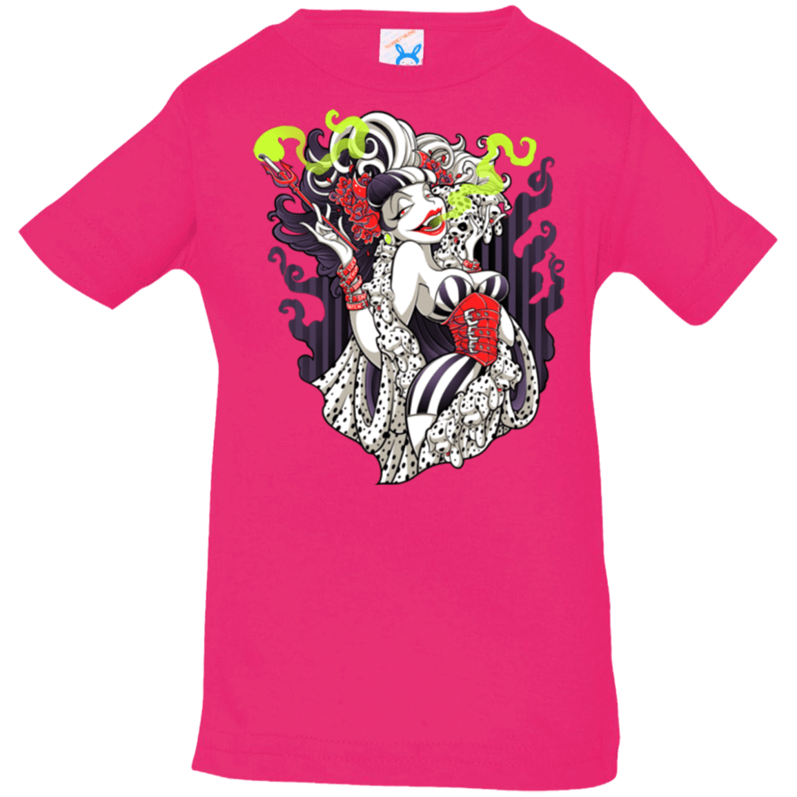 T-Shirts Hot Pink / 6 Months Crudella De Mon Infant PremiumT-Shirt