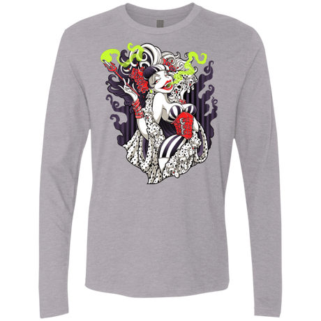 T-Shirts Heather Grey / Small Crudella De Mon Men's Premium Long Sleeve