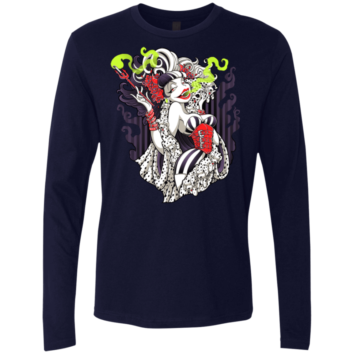 T-Shirts Midnight Navy / Small Crudella De Mon Men's Premium Long Sleeve