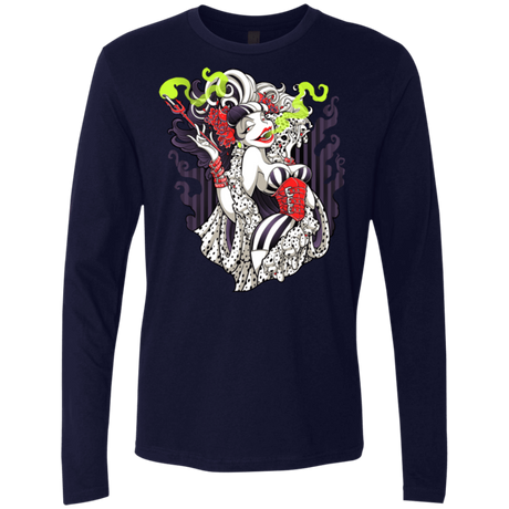 T-Shirts Midnight Navy / Small Crudella De Mon Men's Premium Long Sleeve