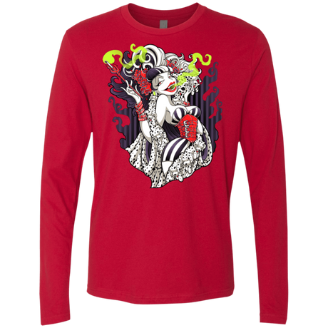 T-Shirts Red / Small Crudella De Mon Men's Premium Long Sleeve