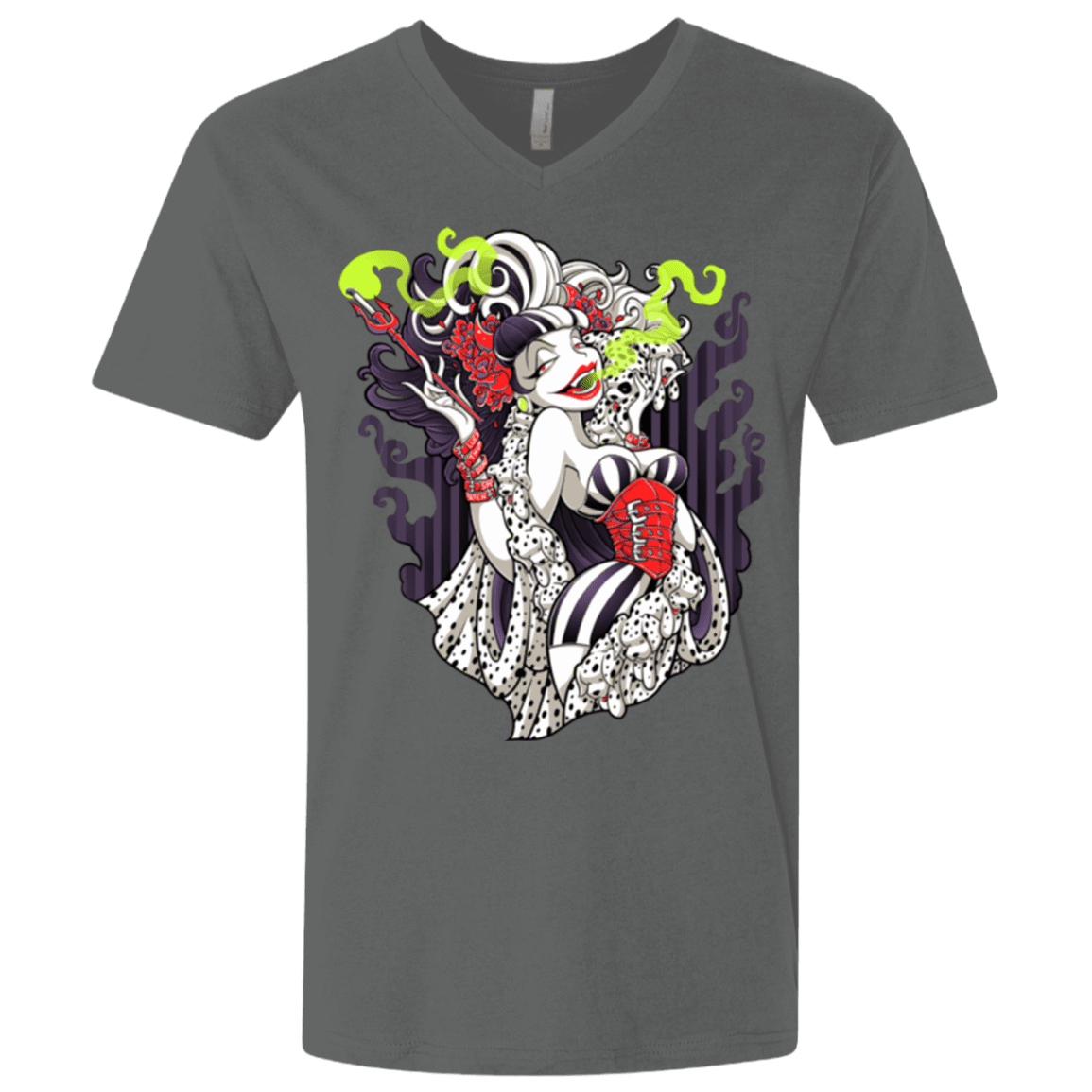 T-Shirts Heavy Metal / X-Small Crudella De Mon Men's Premium V-Neck