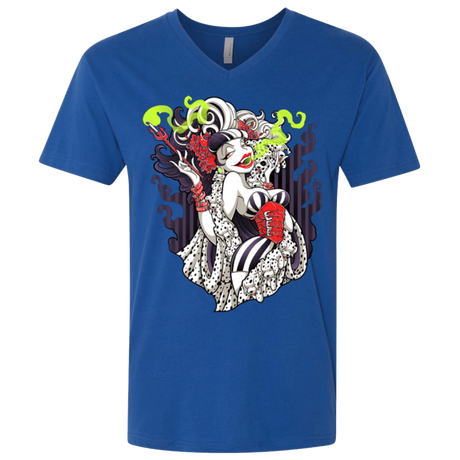 T-Shirts Royal / X-Small Crudella De Mon Men's Premium V-Neck