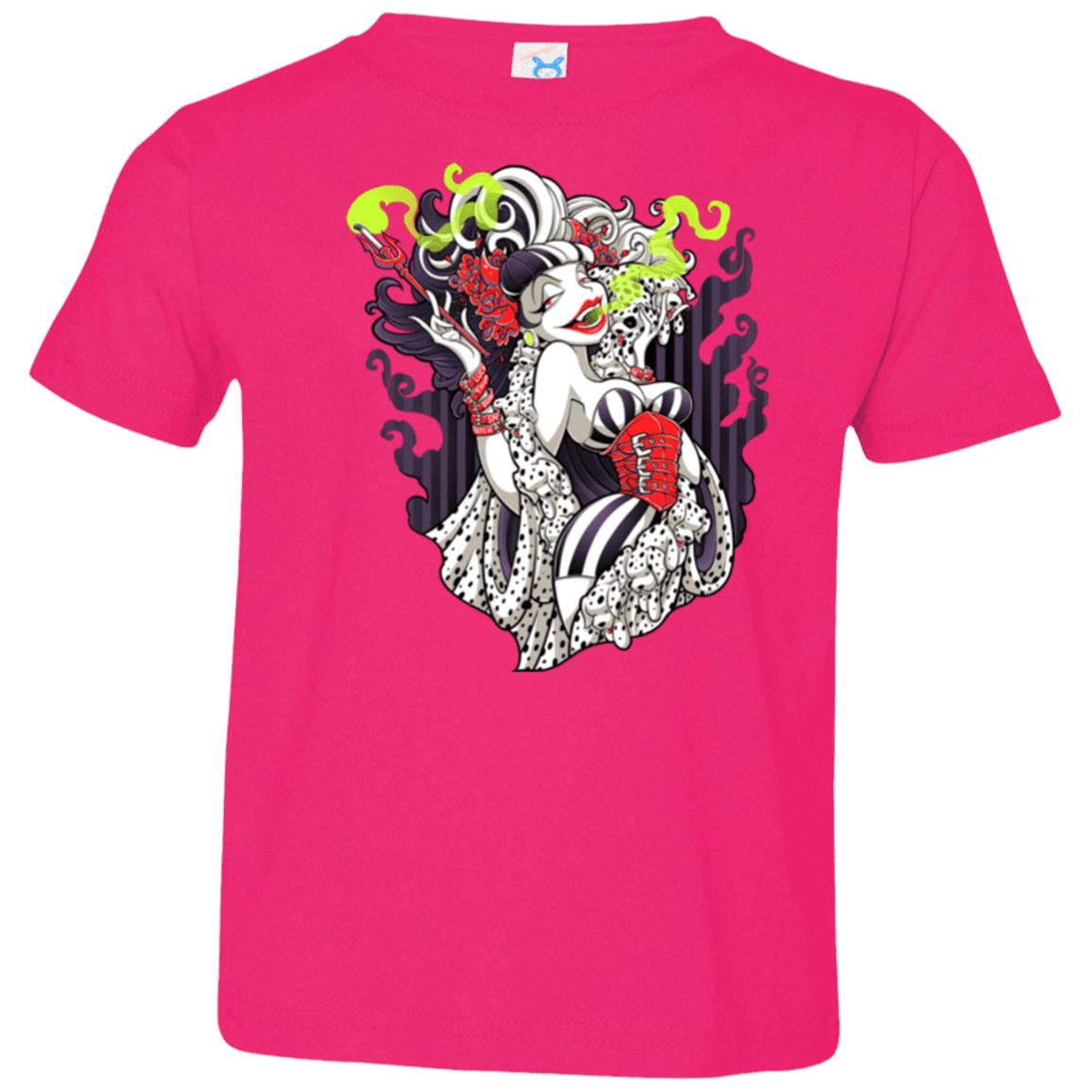 T-Shirts Hot Pink / 2T Crudella De Mon Toddler Premium T-Shirt