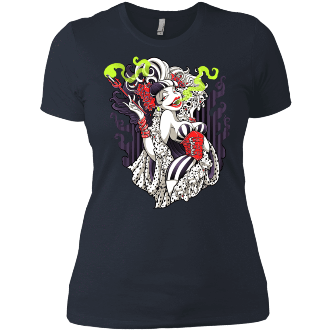 T-Shirts Indigo / X-Small Crudella De Mon Women's Premium T-Shirt