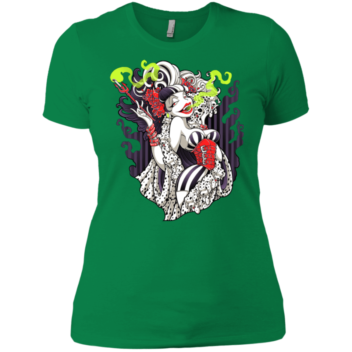 T-Shirts Kelly Green / X-Small Crudella De Mon Women's Premium T-Shirt