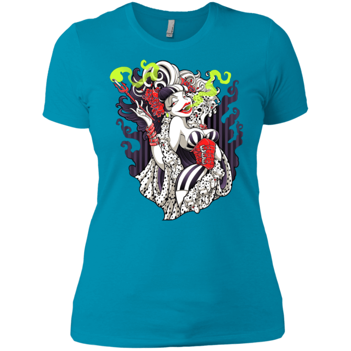 T-Shirts Turquoise / X-Small Crudella De Mon Women's Premium T-Shirt