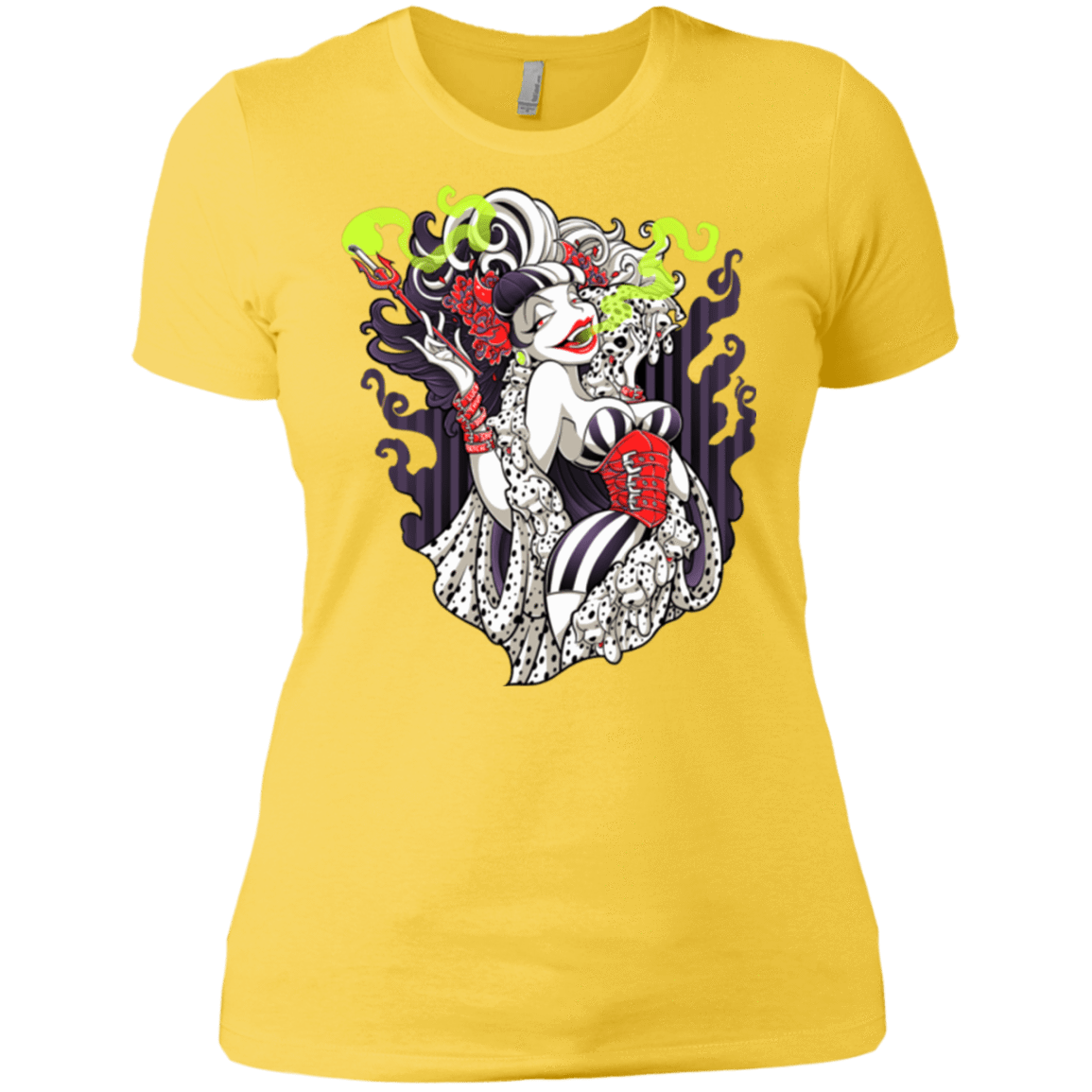 T-Shirts Vibrant Yellow / X-Small Crudella De Mon Women's Premium T-Shirt