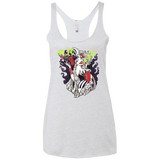 T-Shirts Heather White / X-Small Crudella De Mon Women's Triblend Racerback Tank