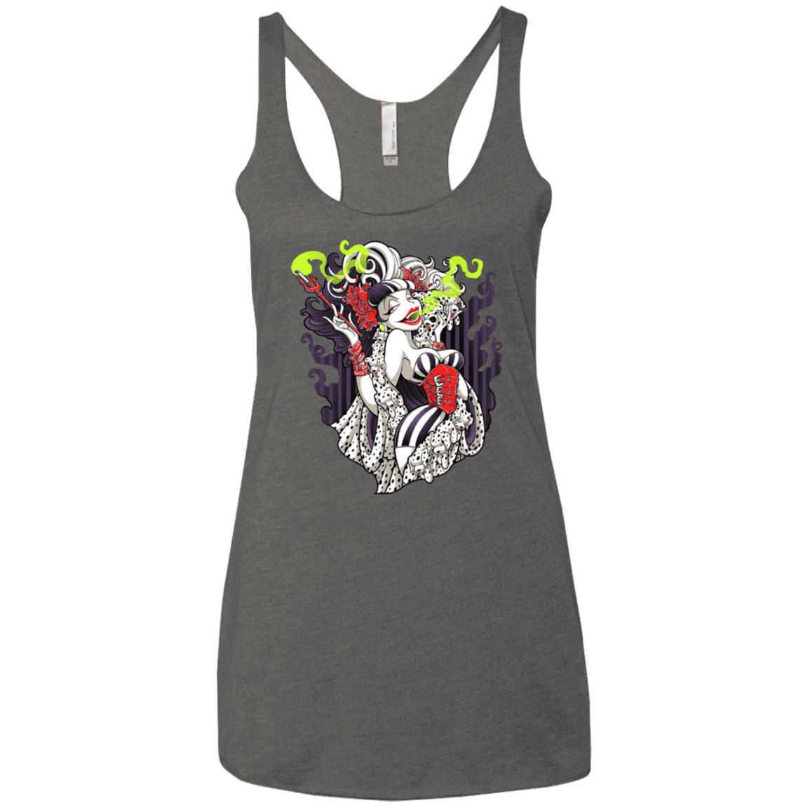 T-Shirts Premium Heather / X-Small Crudella De Mon Women's Triblend Racerback Tank