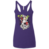 T-Shirts Purple / X-Small Crudella De Mon Women's Triblend Racerback Tank