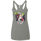 T-Shirts Venetian Grey / X-Small Crudella De Mon Women's Triblend Racerback Tank