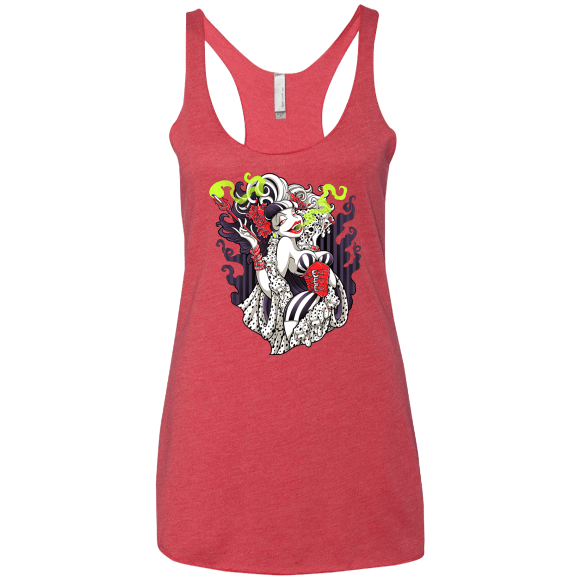 T-Shirts Vintage Red / X-Small Crudella De Mon Women's Triblend Racerback Tank
