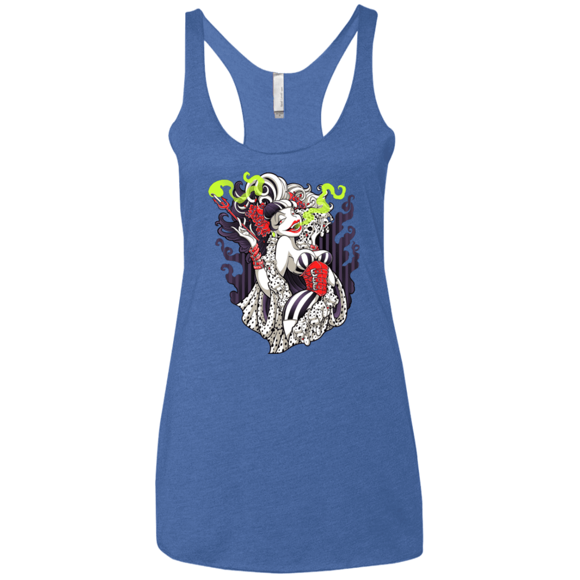 T-Shirts Vintage Royal / X-Small Crudella De Mon Women's Triblend Racerback Tank