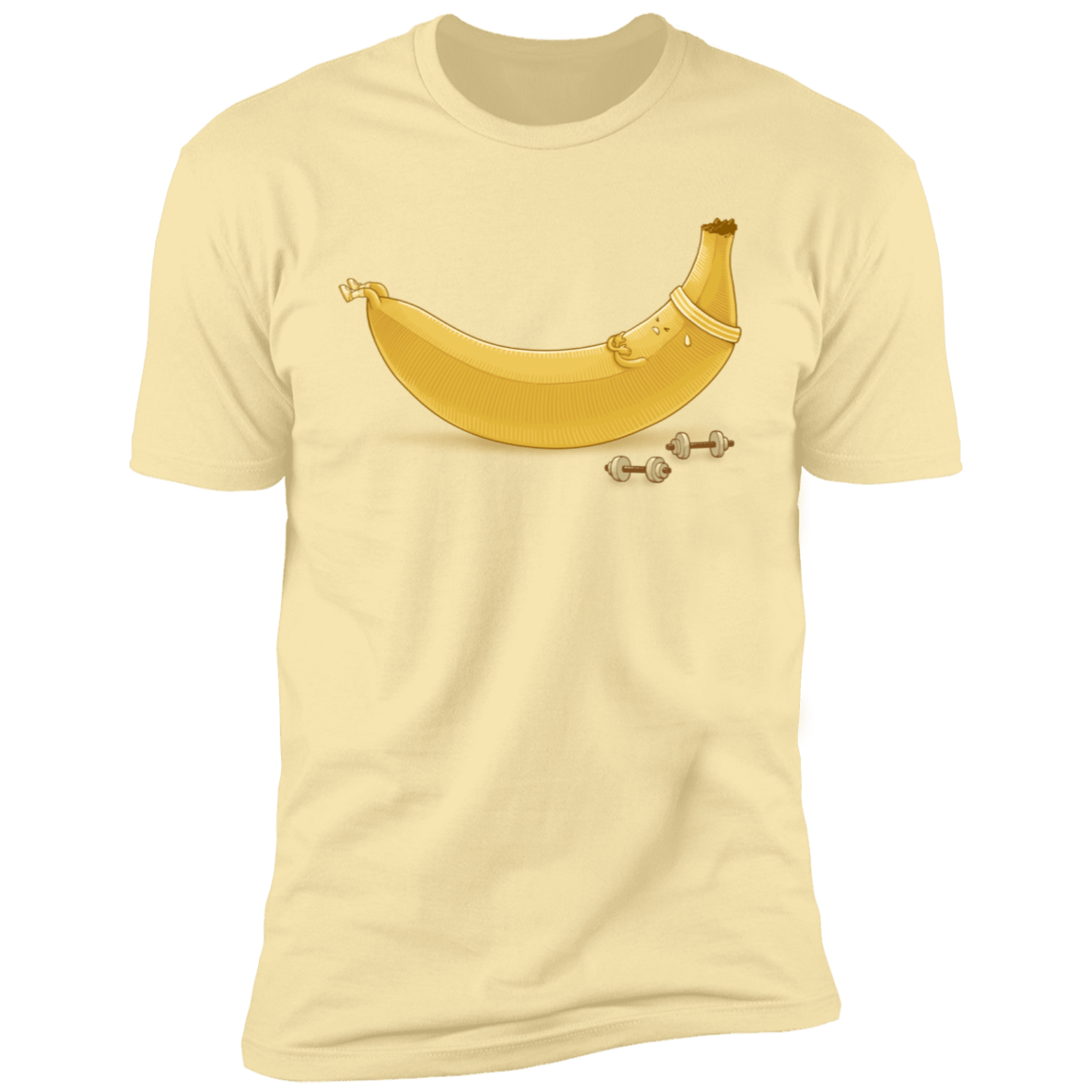 T-Shirts Banana Cream / S Crunches Men's Premium T-Shirt