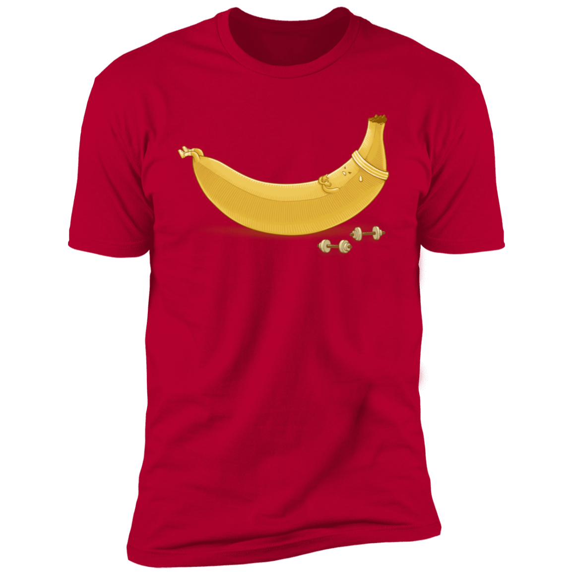 T-Shirts Red / S Crunches Men's Premium T-Shirt