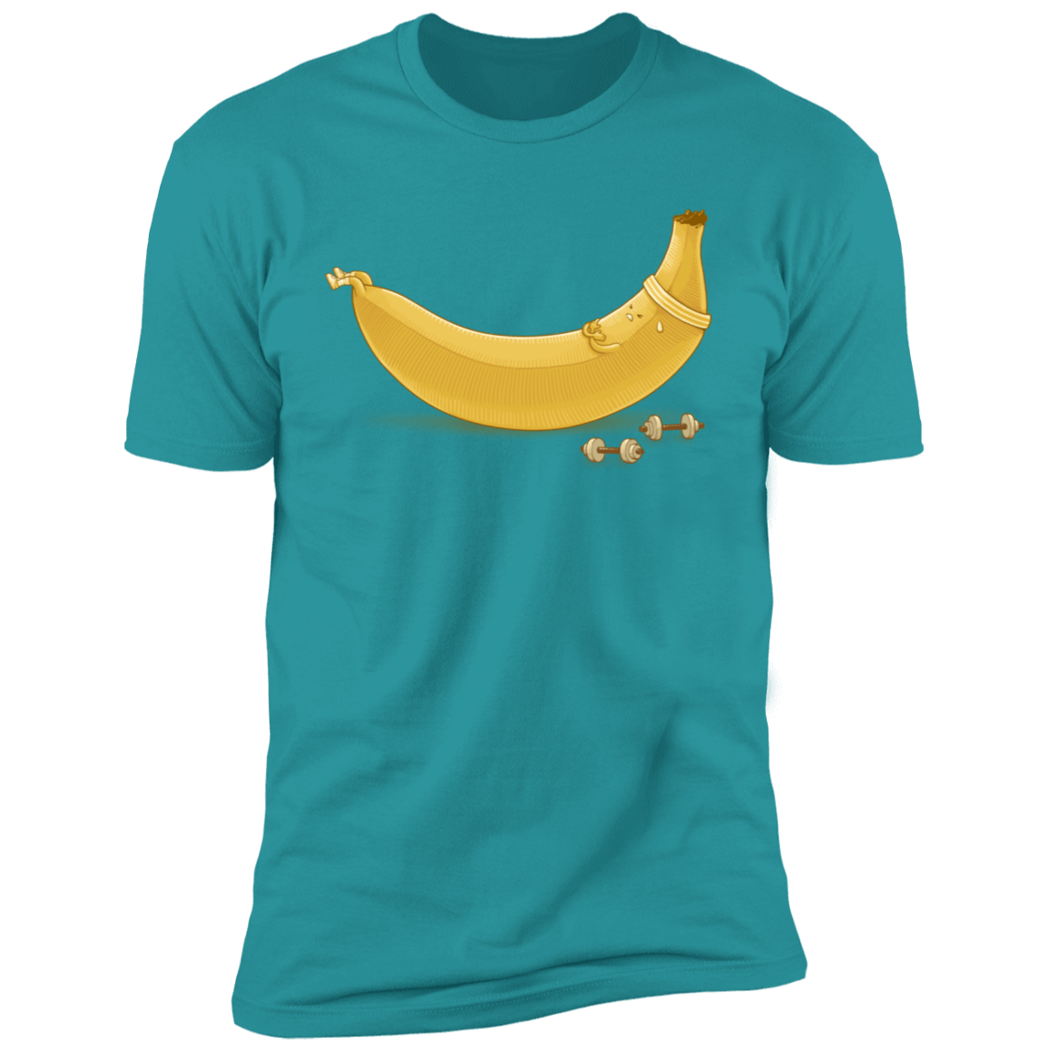 T-Shirts Tahiti Blue / S Crunches Men's Premium T-Shirt