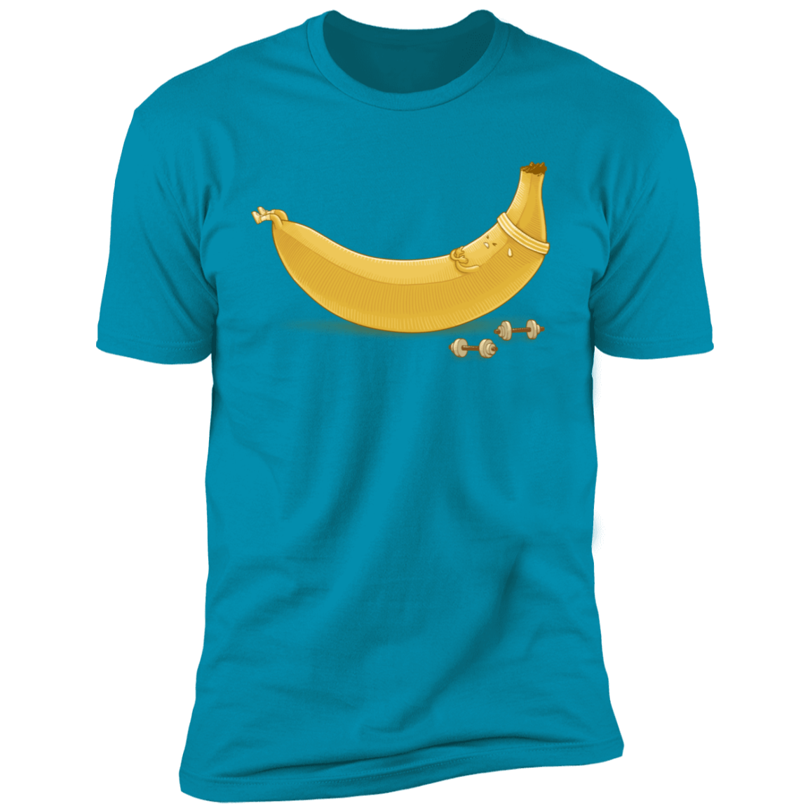 T-Shirts Turquoise / S Crunches Men's Premium T-Shirt