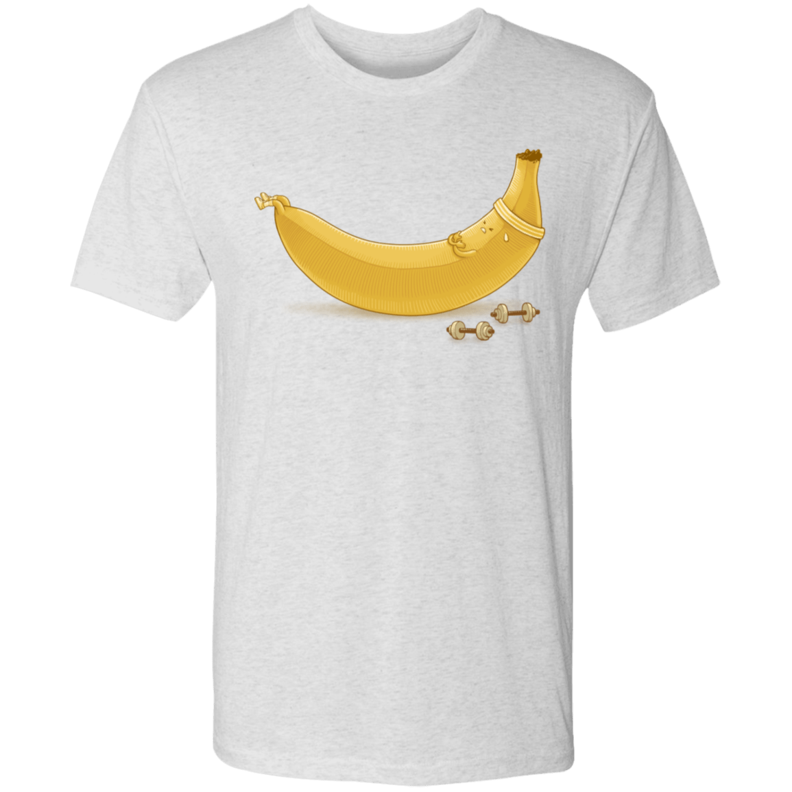 T-Shirts Heather White / S Crunches Men's Triblend T-Shirt