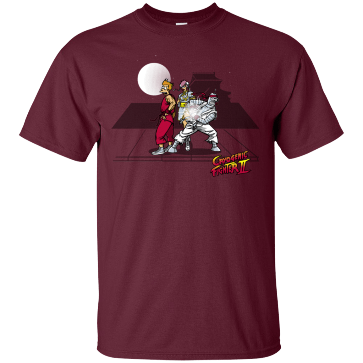 T-Shirts Maroon / S Cryogenic Fighter II T-Shirt