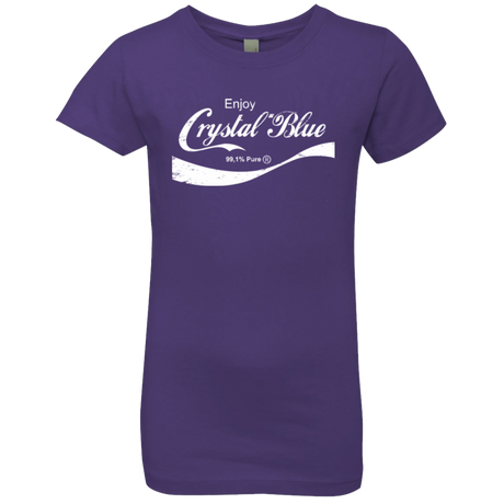 T-Shirts Purple Rush / YXS Crystal Blue Coke Girls Premium T-Shirt