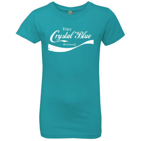 T-Shirts Tahiti Blue / YXS Crystal Blue Coke Girls Premium T-Shirt