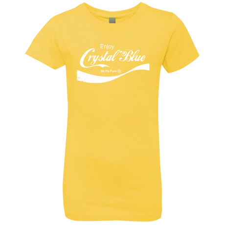 T-Shirts Vibrant Yellow / YXS Crystal Blue Coke Girls Premium T-Shirt