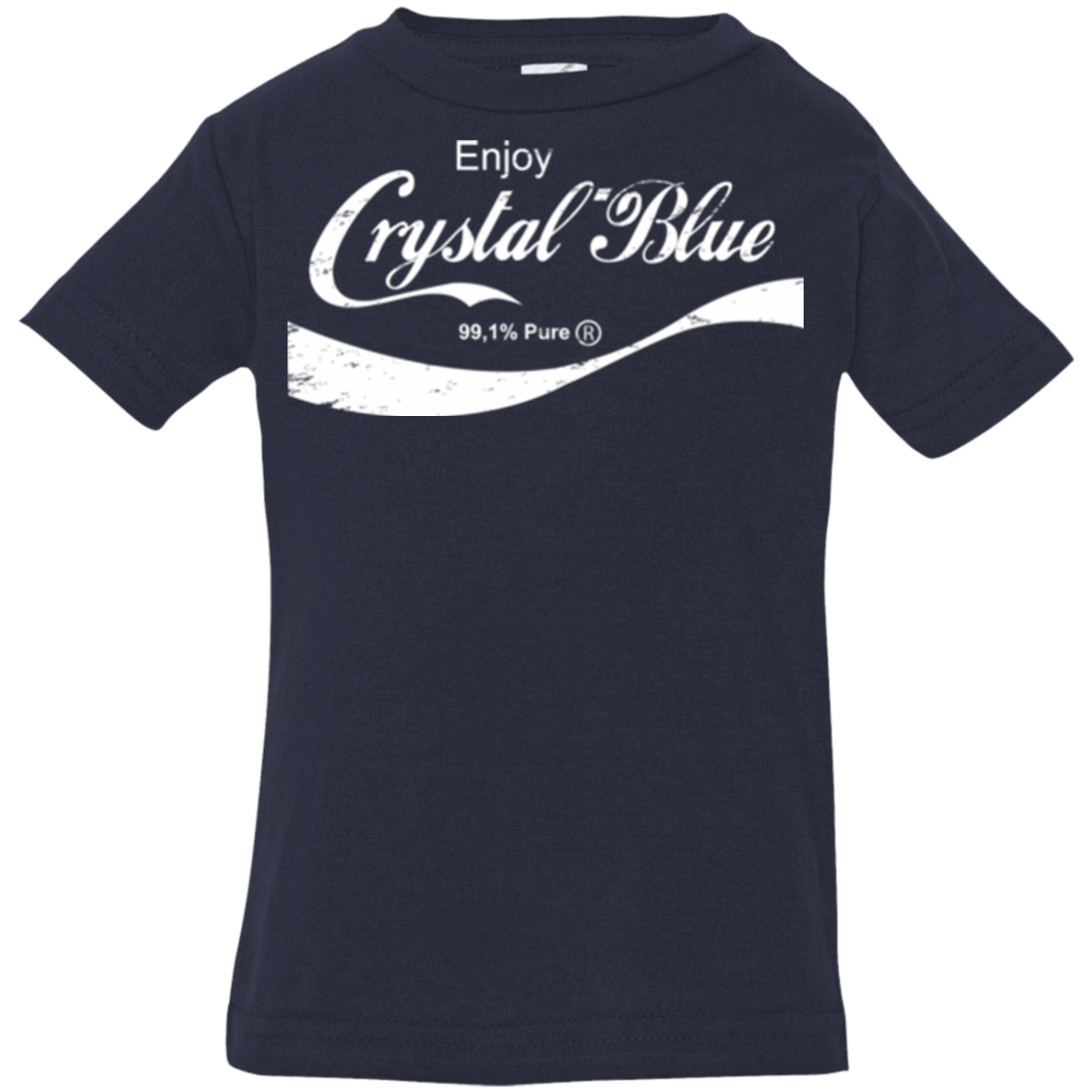 T-Shirts Navy / 6 Months Crystal Blue Coke Infant Premium T-Shirt