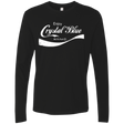 T-Shirts Black / Small Crystal Blue Coke Men's Premium Long Sleeve