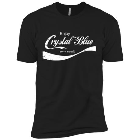 T-Shirts Black / X-Small Crystal Blue Coke Men's Premium T-Shirt