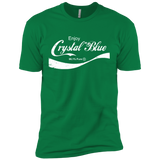 T-Shirts Kelly Green / X-Small Crystal Blue Coke Men's Premium T-Shirt