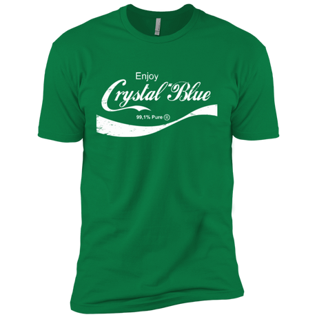 T-Shirts Kelly Green / X-Small Crystal Blue Coke Men's Premium T-Shirt