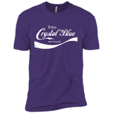 T-Shirts Purple / X-Small Crystal Blue Coke Men's Premium T-Shirt