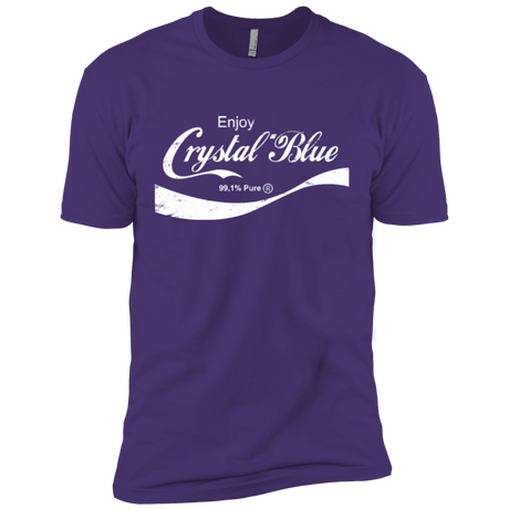 T-Shirts Purple / X-Small Crystal Blue Coke Men's Premium T-Shirt