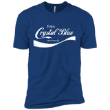 T-Shirts Royal / X-Small Crystal Blue Coke Men's Premium T-Shirt