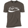T-Shirts Warm Grey / X-Small Crystal Blue Coke Men's Premium T-Shirt
