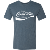 T-Shirts Indigo / Small Crystal Blue Coke Men's Triblend T-Shirt