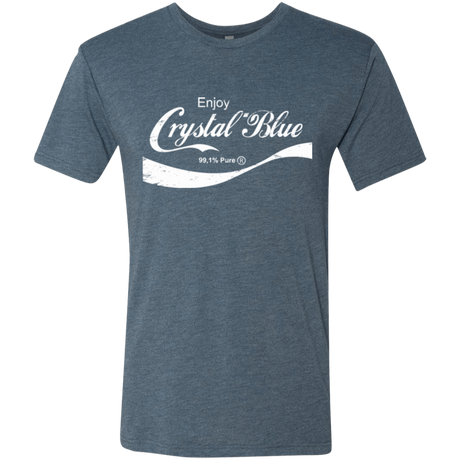 T-Shirts Indigo / Small Crystal Blue Coke Men's Triblend T-Shirt