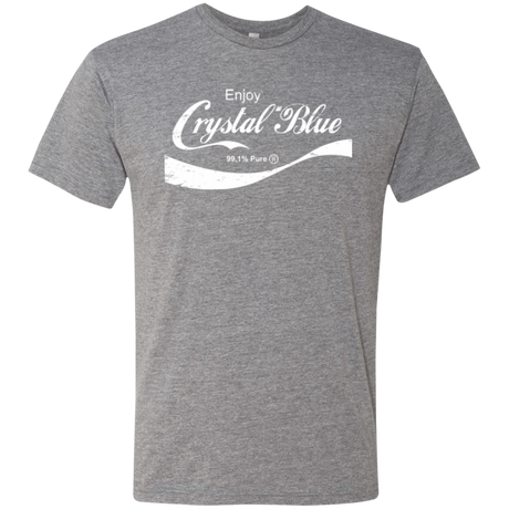 T-Shirts Premium Heather / Small Crystal Blue Coke Men's Triblend T-Shirt