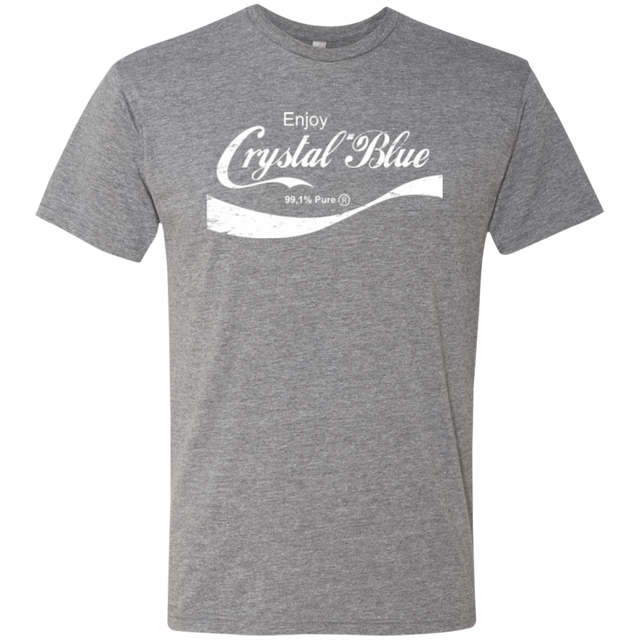 T-Shirts Premium Heather / Small Crystal Blue Coke Men's Triblend T-Shirt